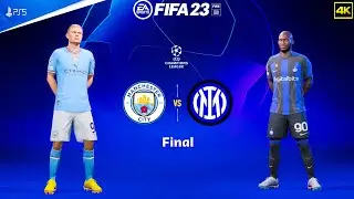 FIFA 23 - Manchester City Vs Inter - UEFA Champions League 22/23 | FINAL | PS5™ [4K60]