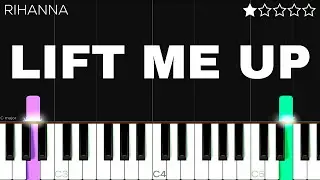 Rihanna - Lift Me Up | EASY Piano Tutorial