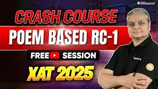 Poem-Based RC - XAT 2025 Crash Course | Verbal Ability for XAT Exam | XAT 2025 Preparation