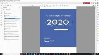 2020 State of Digital Accessibility Document Walk through