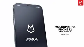 App Promo Mockup Kit v4 | iPhone 12 Pro (Best After Effects Projects)