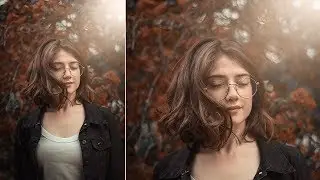 Photoshop CC Tutorial - How to edit Outdoor Portrait FAST