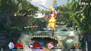 Kirby VS Hero VS Jigglypuff VS Zelda: Super Smash Bros Ultimate