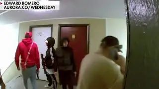 Chilling video shows migrant gang terrorizing apartment complex