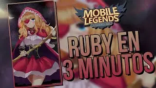 RUBY EN 3 MINUTOS 💎Como usar a ruby, ruby Guía ⚔️ ruby tutorial - MOBILE LEGENDS ESPAÑOL