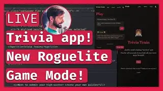 New Rogue game mode! 🎲 Trivia Train Part 6: Svelte 5 & SvelteKit 2 tutorial 🚂 LIVE Coding & Chill 🔴