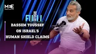 Comedian Bassem Youssef speaks on Israel’s ‘human shields’ accusations