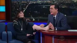 THE TIME I TOOK MY TIGHTS OFF ON COLBERT