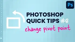 Photoshop Quick Tips: Adjust the Rotation Pivot Point #shorts