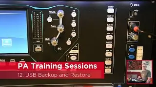 Allen & Heath SQ6 Tutorial: Session 12: USB Backup and Restore