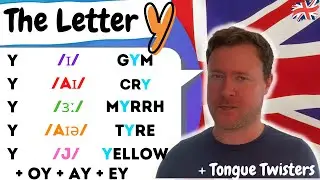 English Pronunciation  | 5 Ways to Pronounce The Letter Y