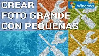 Crear gratis un mosaico de foto grande con otras pequeñas