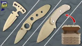 DO NOT THROW IT AWAY! How to make a DUAL DAGGERS  FLIP KNIFE SCORPION out of cardboard from STANDOFF