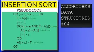 DATA STRUCTURES IN JAVA - Insertion sort algorithm