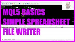 LEARN MQL5 TUTORIAL BASICS - 94 SIMPLE SPREADSHEET FILE WRITER