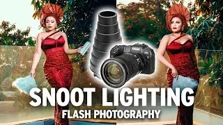 THIS LIGHT MODIFIER WILL IMPROVE YOUR LIGHTING IN PHOTOGRAPHY - SNOOT - CANON EOS R R6 R7 R8 R7II