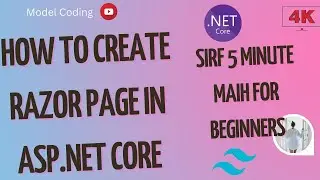 How to create razor page in asp.net core | Hotel management system project #1