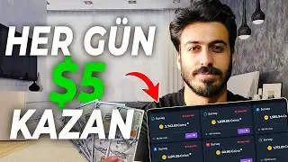 GÜNDE $5 PARA KAZAN! (Para Kazandıran Site 2024) İnternetten Dolar Kazanma