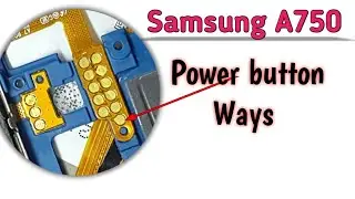 Samsung A750 power button not working solution || Samsung A7 18 on off schamatic