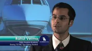 Baltic Aviation Academy (BAA) interviews Boeing 737 NG Type Rating students from India. Part1