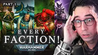 Every single Warhammer 40k (WH40k) Faction Explained | Part 1 | DeeBeeGeek Reacts