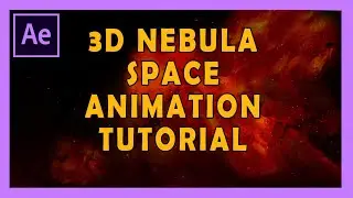 How To Create Stunning 3D Nebula Animation Scene [No 3rd party pluggins] in Adobe After Effects 2019
