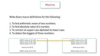 Macros: Arithmetic Mean, Absolute Value, Biggest of 3 number and upper case to lower case: C Program