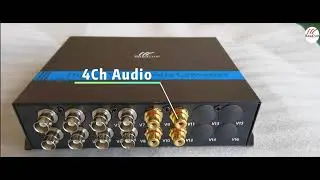 Multi-service Audio 8channel Video over Fiber Converter Extender