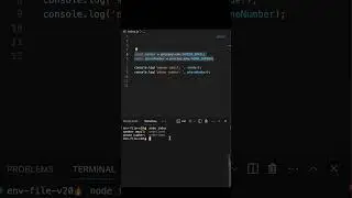 #nodejs support for environment variables #backenddeveloper #webdeveloper #javascript #coding