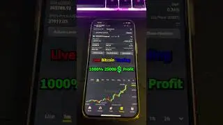 Live Bitcoin Trading 1000% 25000💲 Profit✅ #shorts #trading #binance #bitcoin #btc #crypto #profit