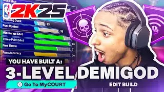 OVER POWERED POINT GUARD BUILD IN NBA 2K25! BEST BUILD FOR SHOOTING & DRIBBLING