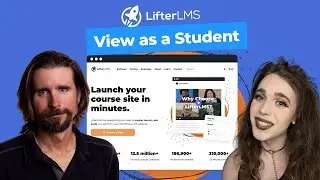 How to view as a student in LifterLMS and as a visitor