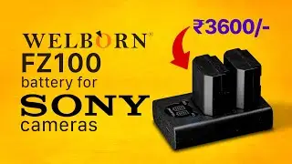 Welborn FZ100 battery for Sony cameras!