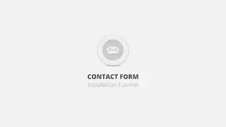 Contact Form WordPress Plugin - Installation Tutorial