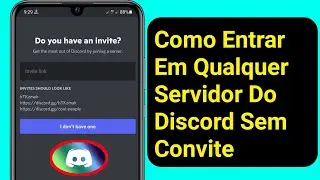 Novo! Como entrar em um servidor do Discord sem convite 2022 || Como entrar no servidor do Discord