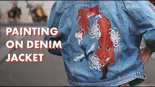 I Custom Painted My Denim Jacket