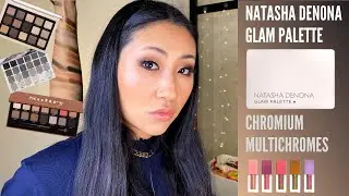 НОВИНКА NATASHA DENONA GLAM | CHROMIUM MULTICHROME Liquid eyeshadow. Тени Наташа Денона Глэм обзор