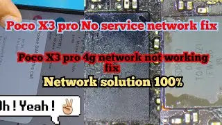 Xiaomi poco X3 Pro no service network and network emergency fix || Poco X3 pro network problem fix