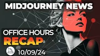 Clean, Fast, and Fun + Dystopian AR Glasses & AI Manners | Midjourney Office Hours Oct 9th 2024