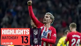 Resumen de Atlético de Madrid vs Villarreal CF (3-1)