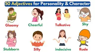 50 Adjectives to Describe Personality & Character | Adjective Words | Vocabulary