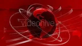 Broadcast Design - Red News Background - motion graphics video