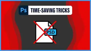 TIME-SAVING TRICKS for Adobe Photoshop (1 min tutorial)