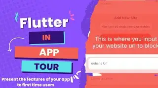 Flutter : In-app tour - present your app features to users