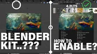 Blender Kit Add-Ons in 4.2? Here's How to Access Them! 