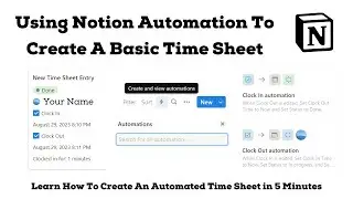 Using Notion Automation To Create A Basic Time Sheet