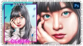 [ Photoshop Tutorial ] KANNA HASHIMOTO Vexel Art [ PART 6 - CLOTH ]