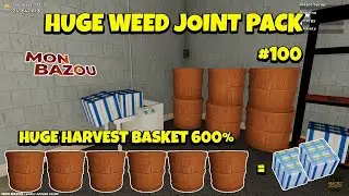 Mon Bazou HUGE WEED JOINT PACK / HUGE HARVEST BASKET #100