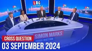 Cross Question with Simon Marks 03/09  | Watch live