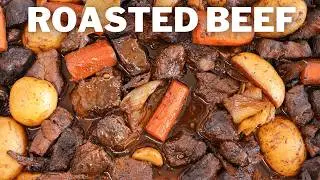 Roasted Beef Chunks Recipe | How to Make Roasted Beef Cubes